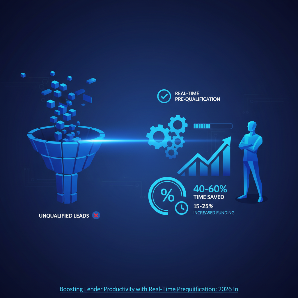Boosting Lender Productivity with Real-Time Prequalification: 2026 In — OmniaIQ blog cover