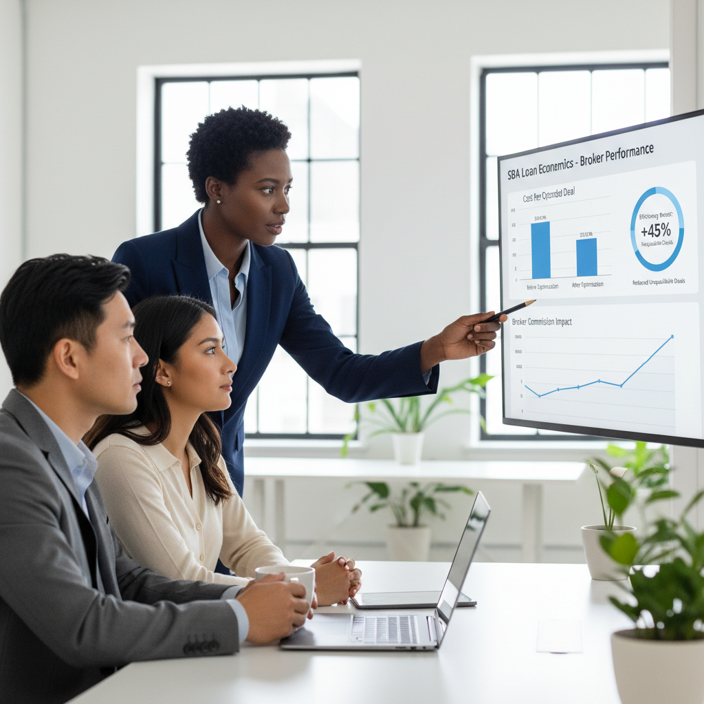 Optimizing SBA Loan Economics for Brokers: Cut Cost Per Funded Deal, FunnelFi blog cover