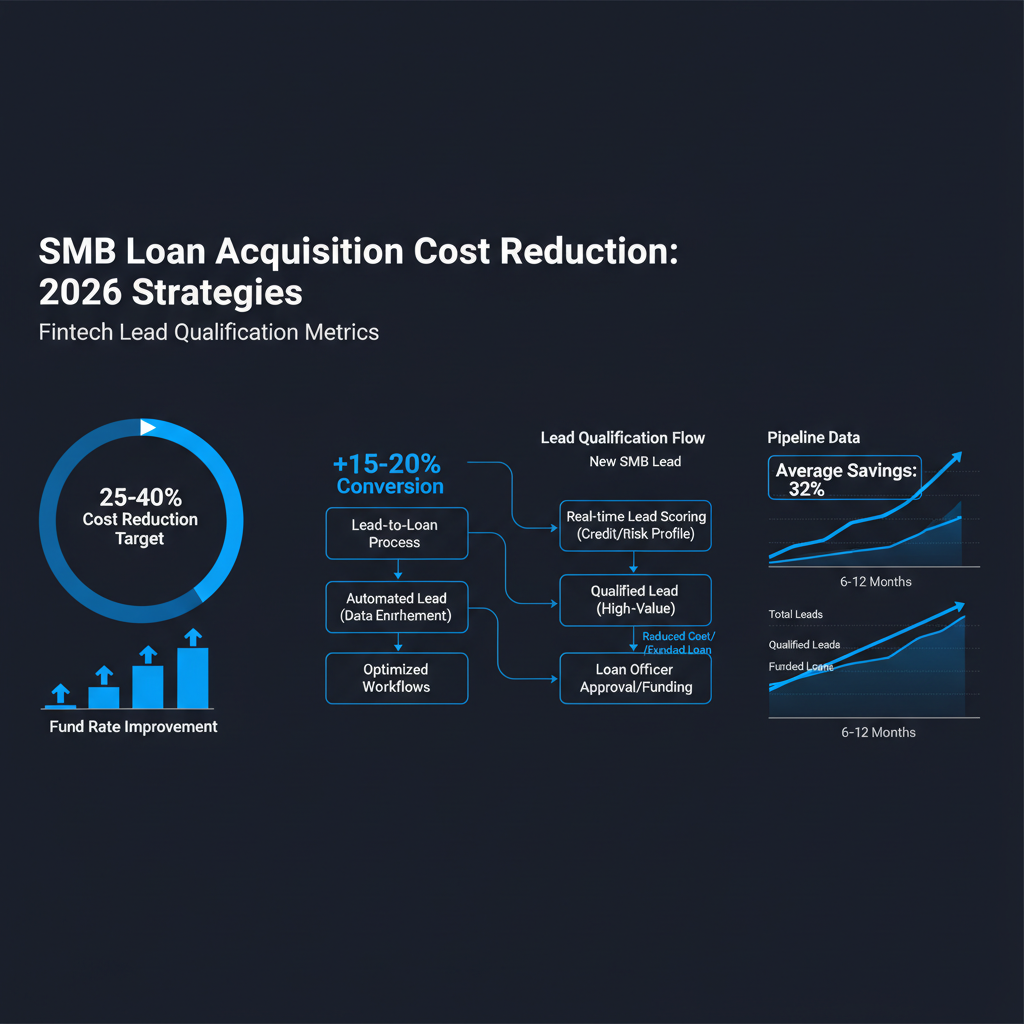 Reduce SMB Loan Acquisition Costs: 2026 Strategies — OmniaIQ blog cover