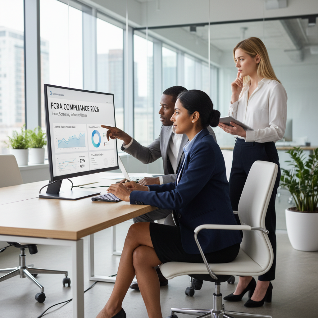 FCRA Compliance for Tenant Screening Software in 2026, FunnelFi blog cover