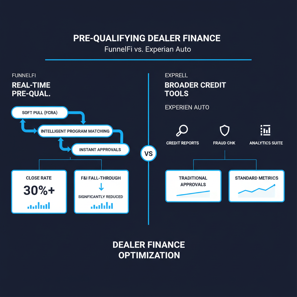 FunnelFi vs. Experian Auto: Pre-Qualifying Dealer Finance, FunnelFi blog cover