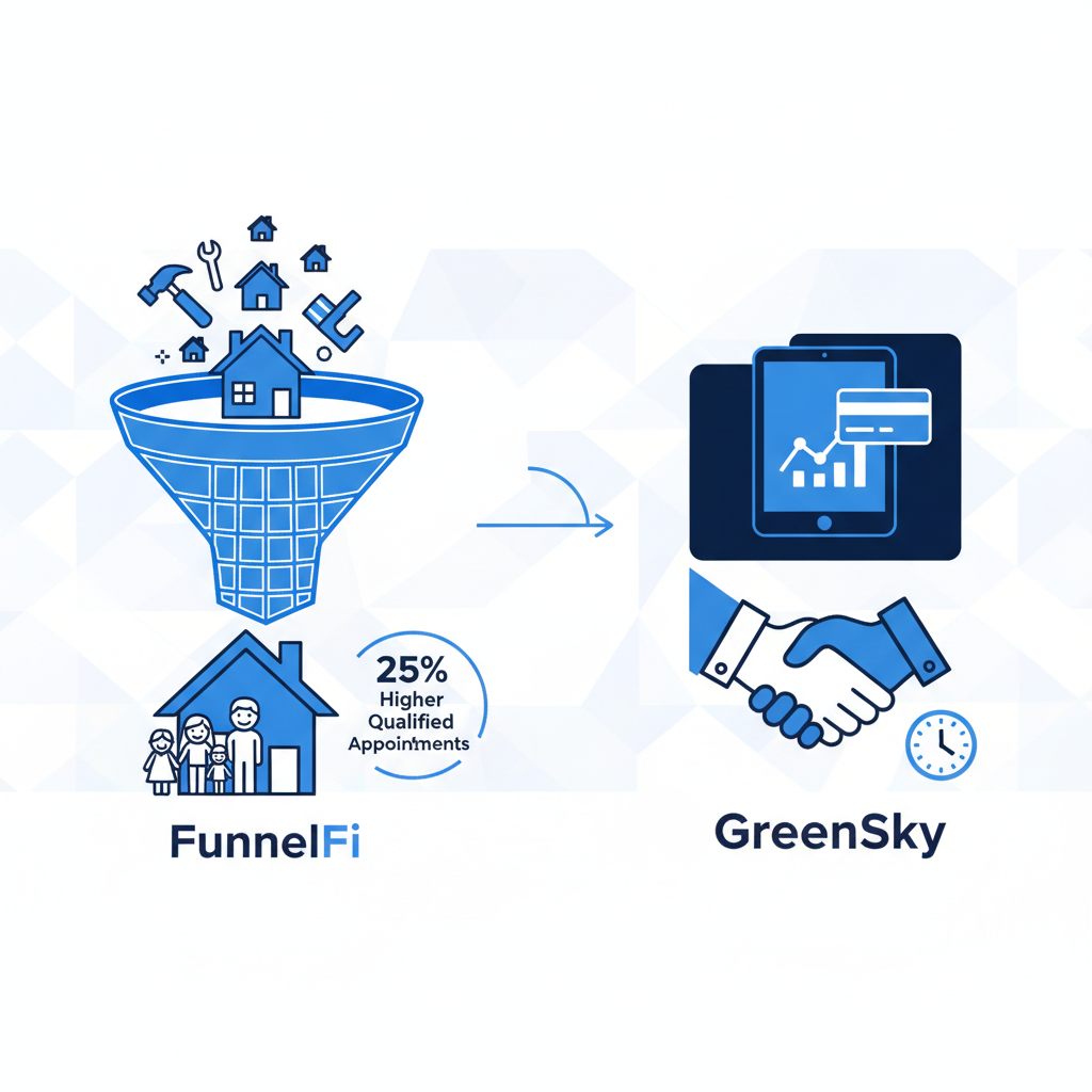 FunnelFi vs. GreenSky for Home Improvement Contractors, FunnelFi blog cover