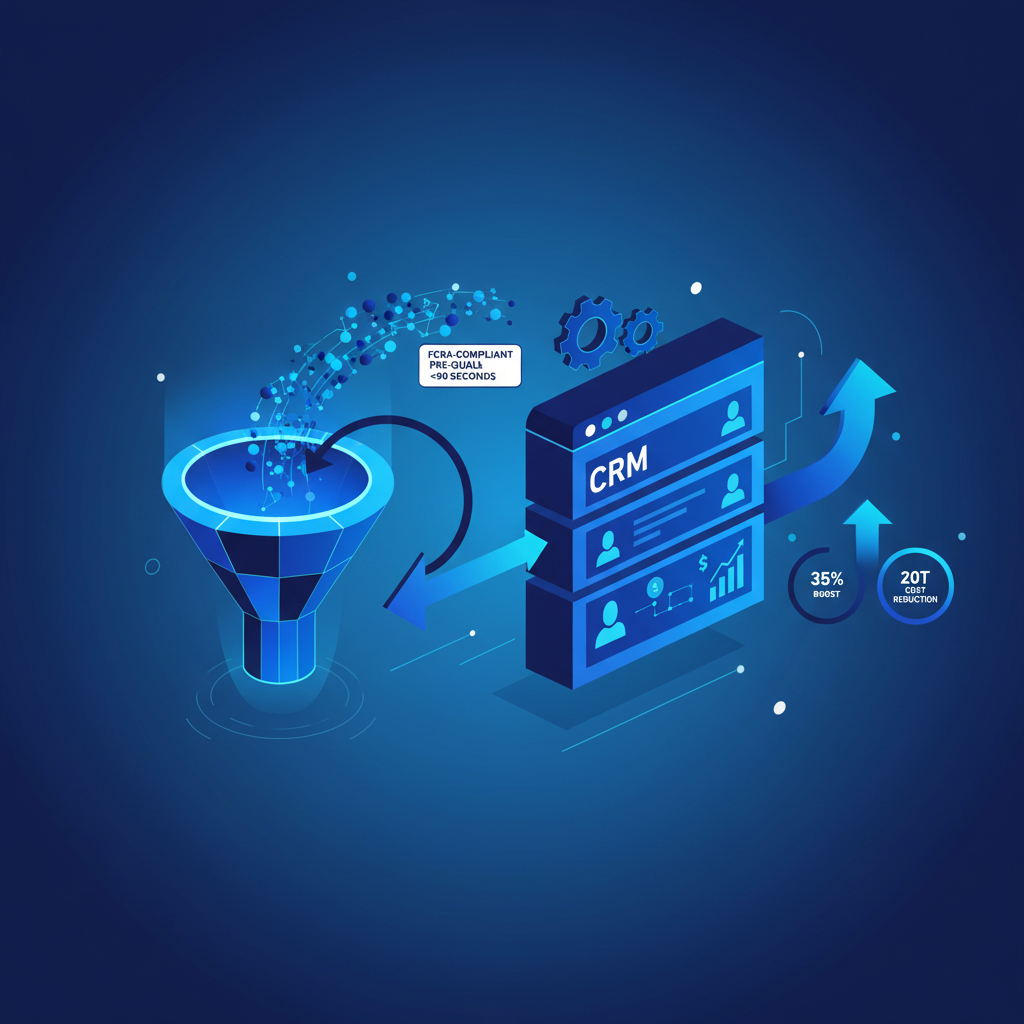 FunnelFi vs. Salesforce CRM: Real-time Pre-Qual Integration for Lende, FunnelFi blog cover