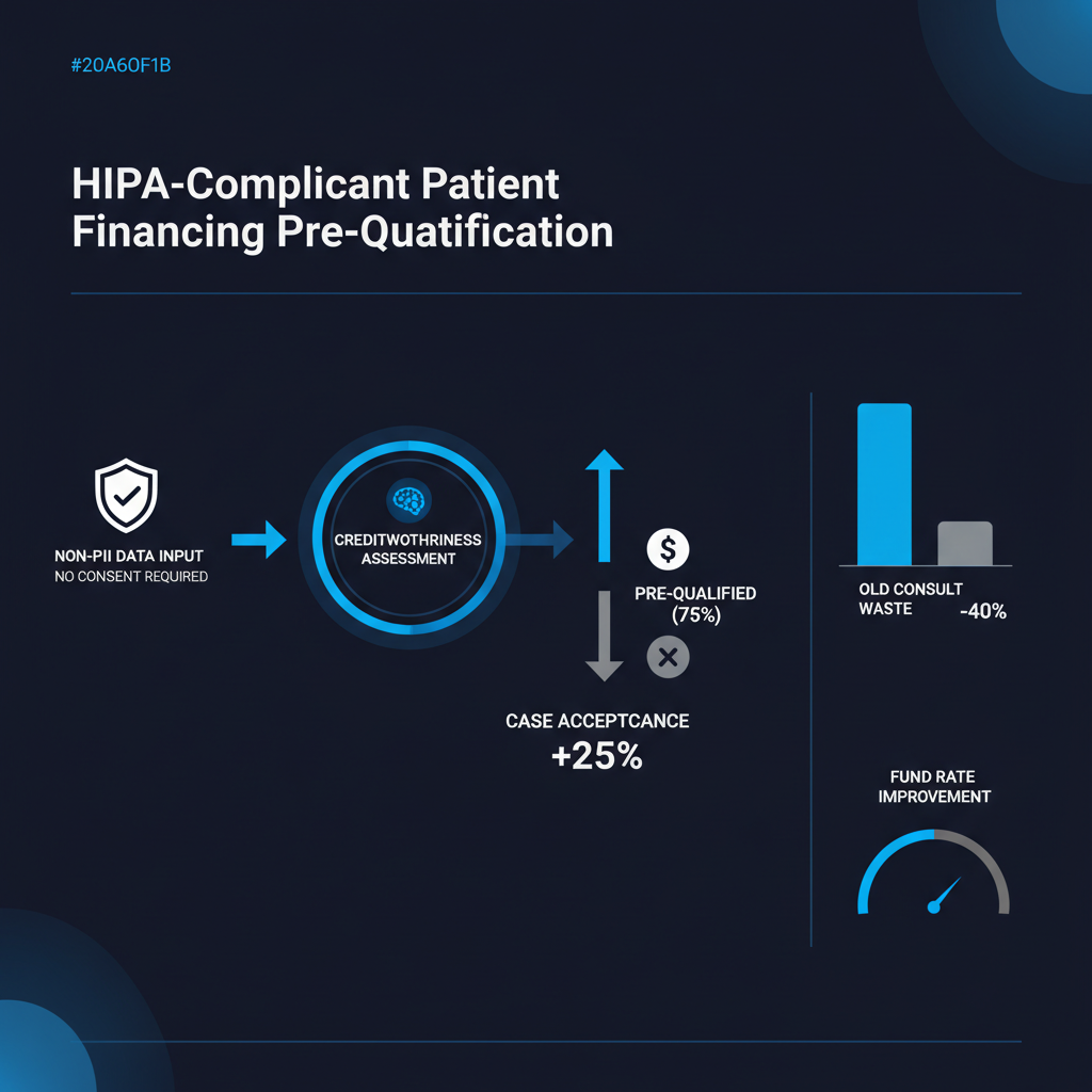 HIPAA-Compliant Patient Financing: Pre-Qualify Without Consent — OmniaIQ blog cover