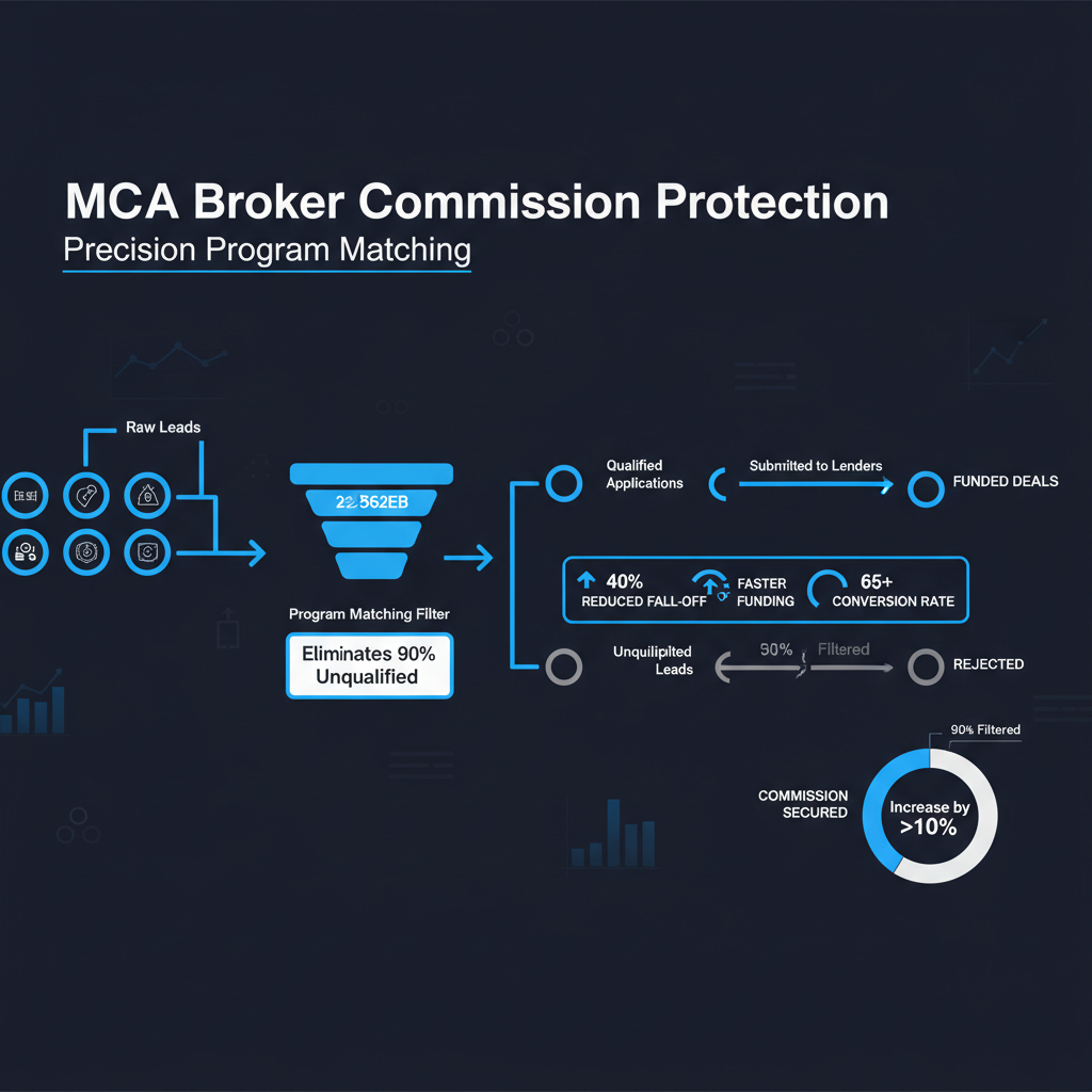 How MCA Brokers Protect Commissions with Program Matching (2026) — OmniaIQ blog cover