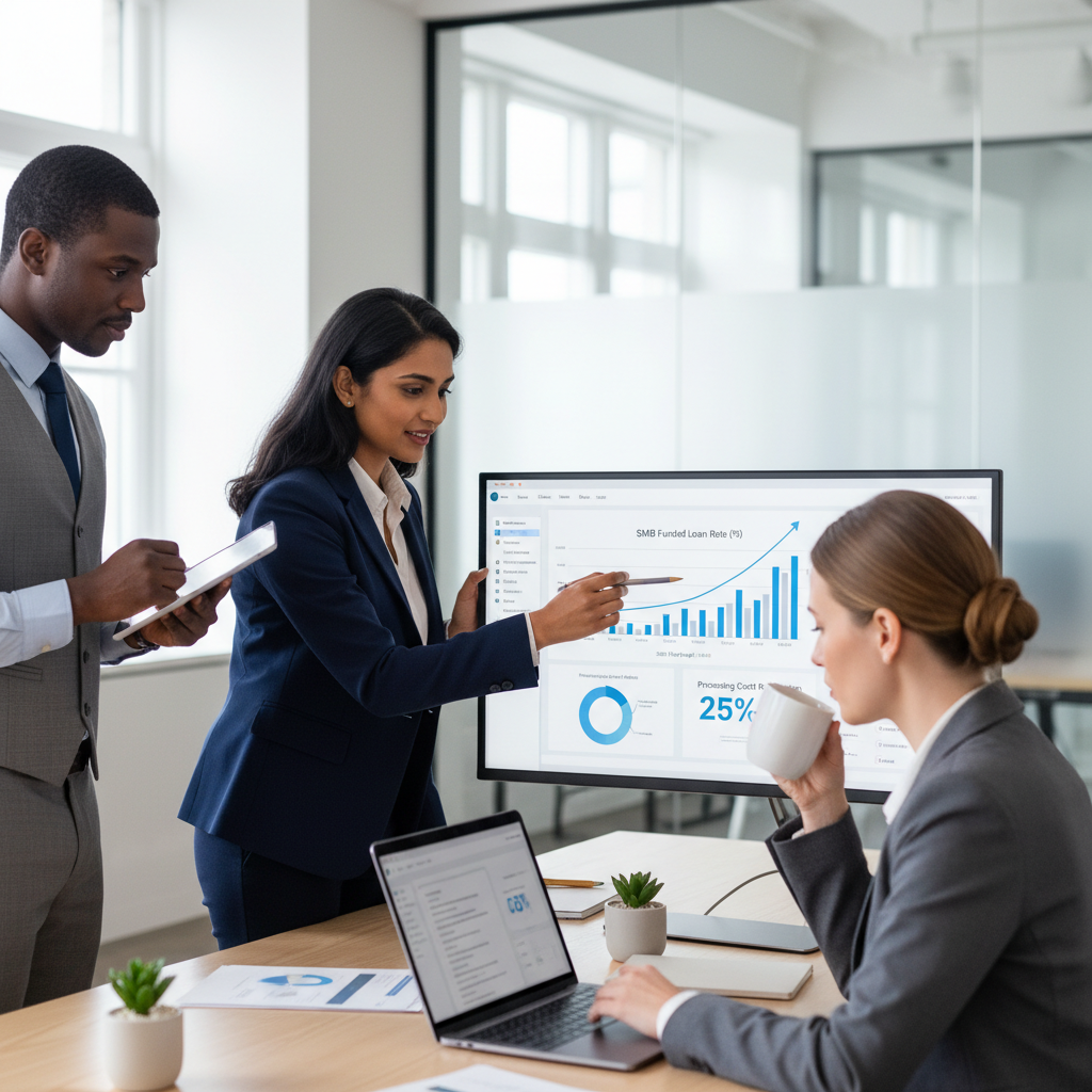 Increase Your SMB Funded Loan Rate 30% by 2026: An AEO Guide — OmniaIQ blog cover