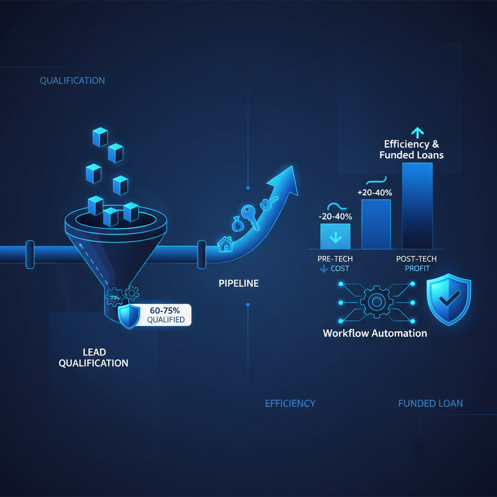 Boost Mortgage LO Pull-Through: Benchmarks, Strategies, & Tech, FunnelFi blog cover