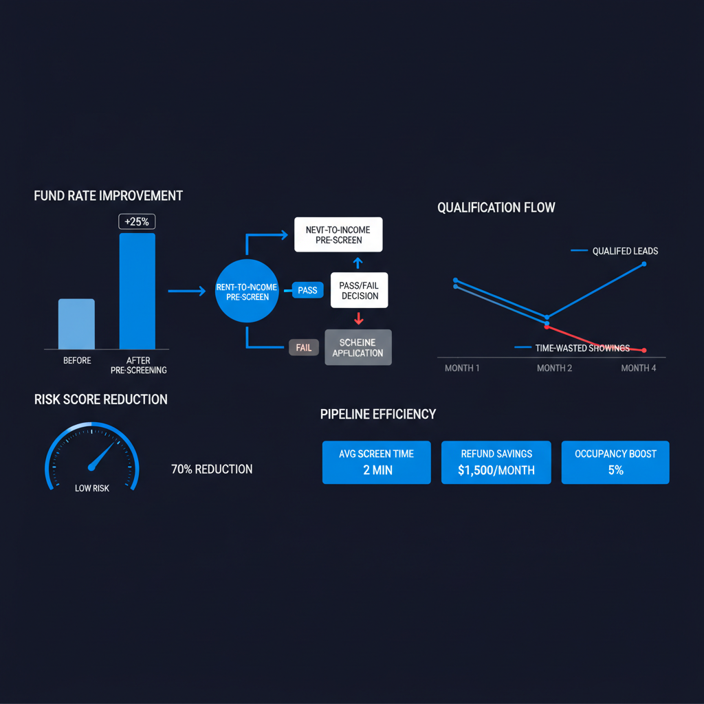 Boost Occupancy: Rent-to-Income Pre-Screening for Property Managers — OmniaIQ blog cover