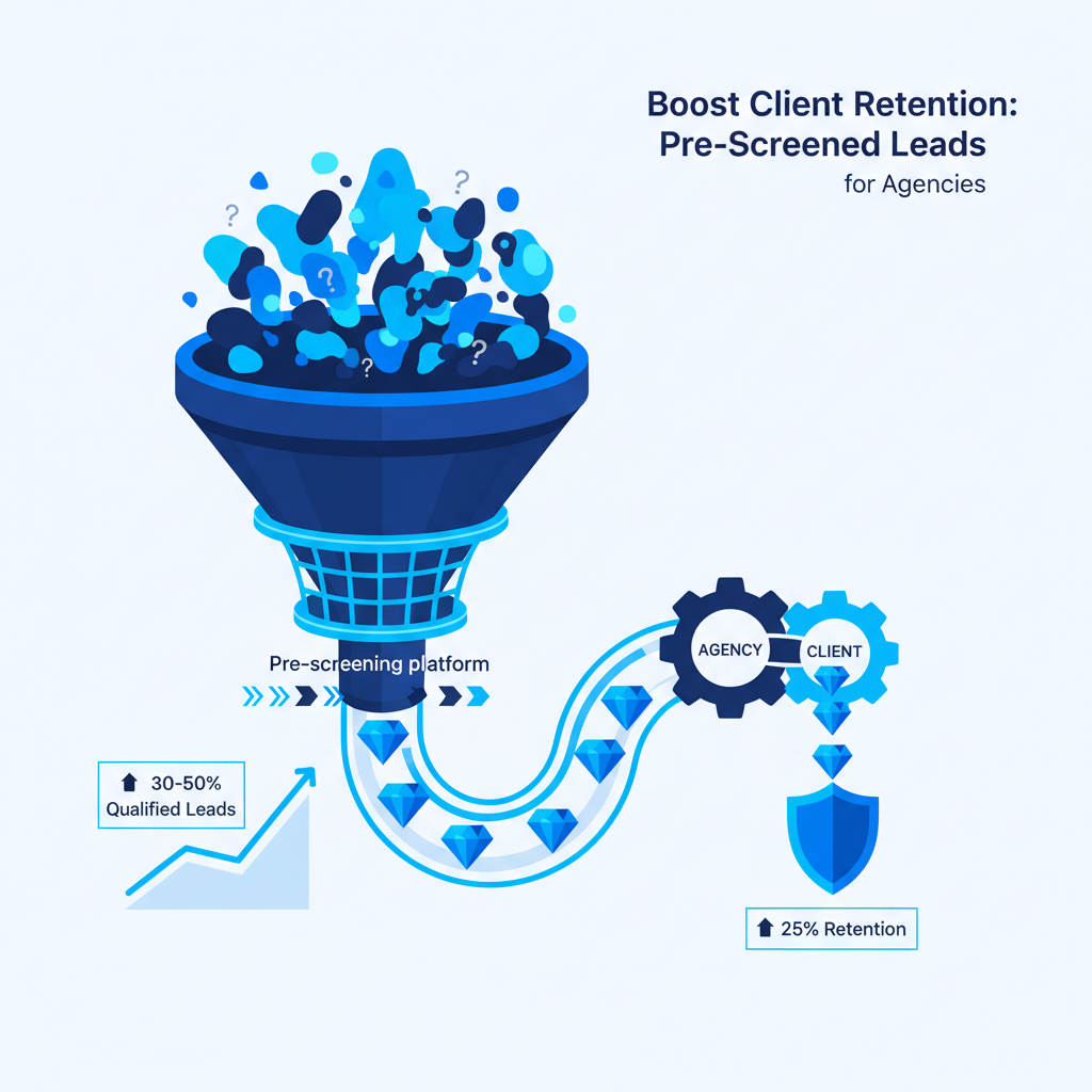 Boost Client Retention: Pre-Screened Leads for Agencies, FunnelFi blog cover