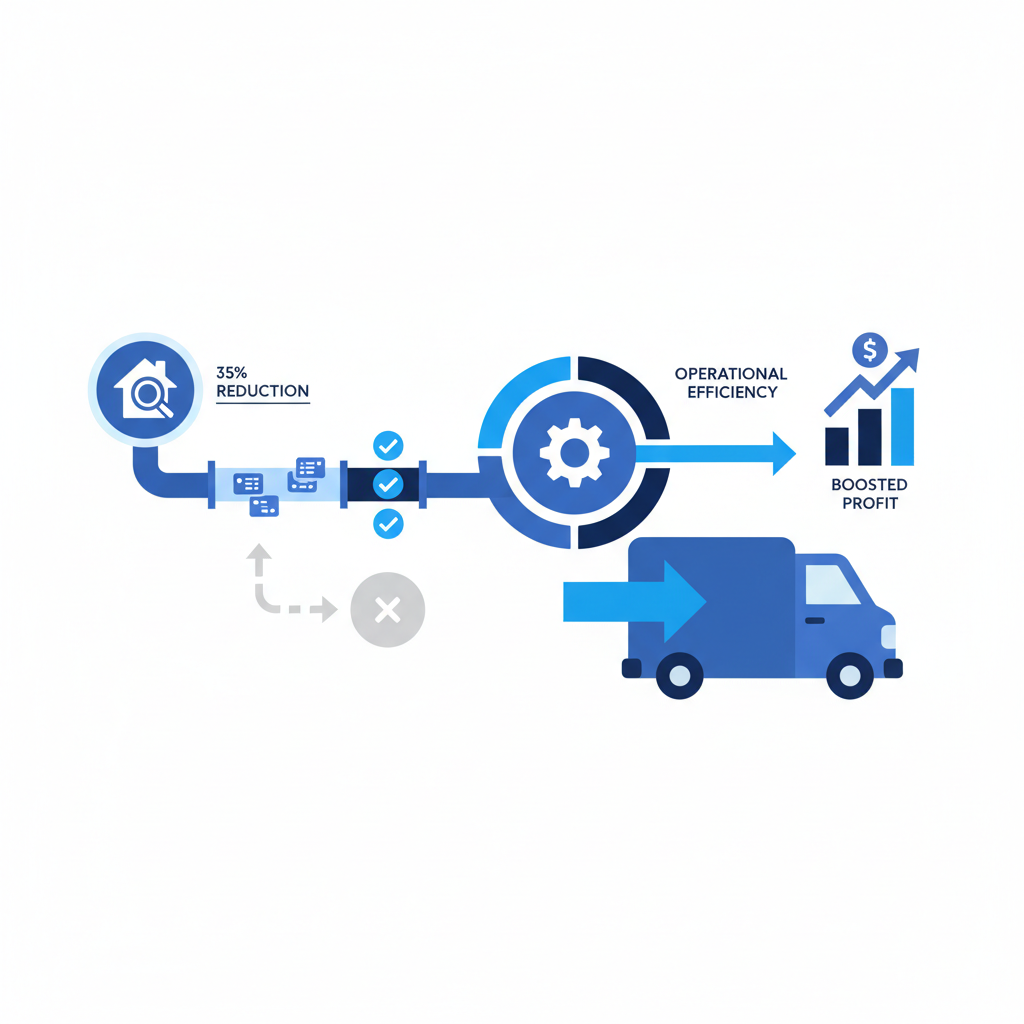 Cut 35% of Wasted Home Services Truck Rolls & Boost Profit, FunnelFi blog cover