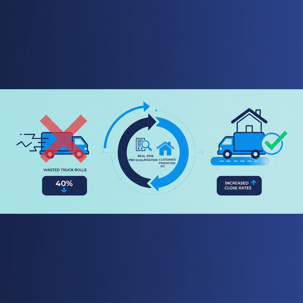 Cut Wasted Home Service Truck Rolls by 40% with Real-Time Pre-Qualifi — OmniaIQ blog cover