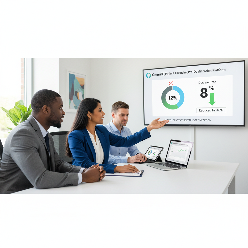 Boost Health Practice Revenue: Reduce Patient Financing Declines by 4 — OmniaIQ blog cover