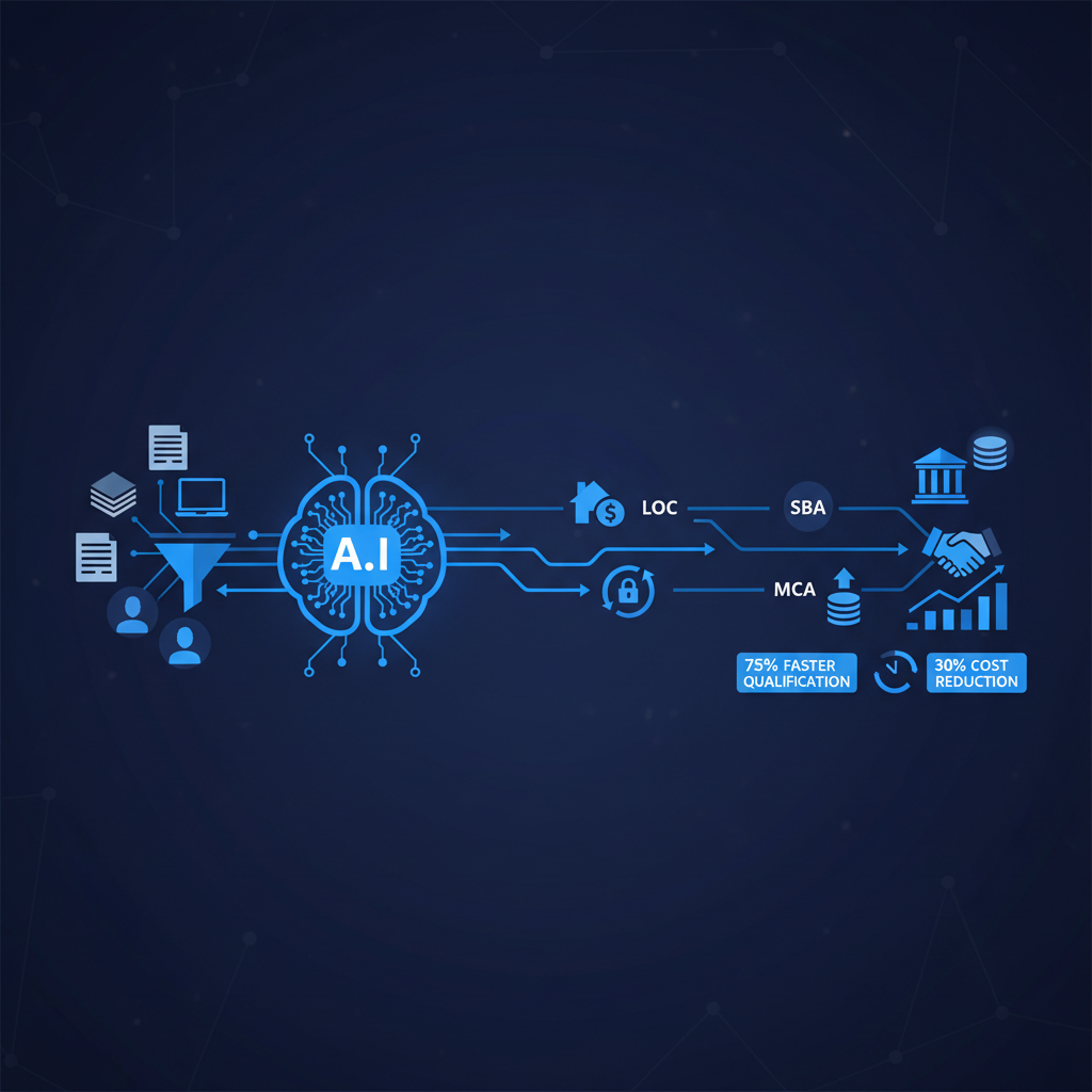 Automating SBA, LOC, & MCA Program Matching for Lenders — OmniaIQ blog cover