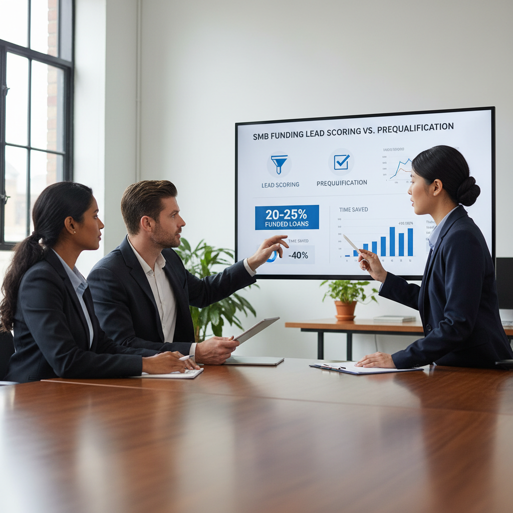 Boost SMB Funded Loans: Scoring vs. Prequalification Deep Dive (2026) — OmniaIQ blog cover
