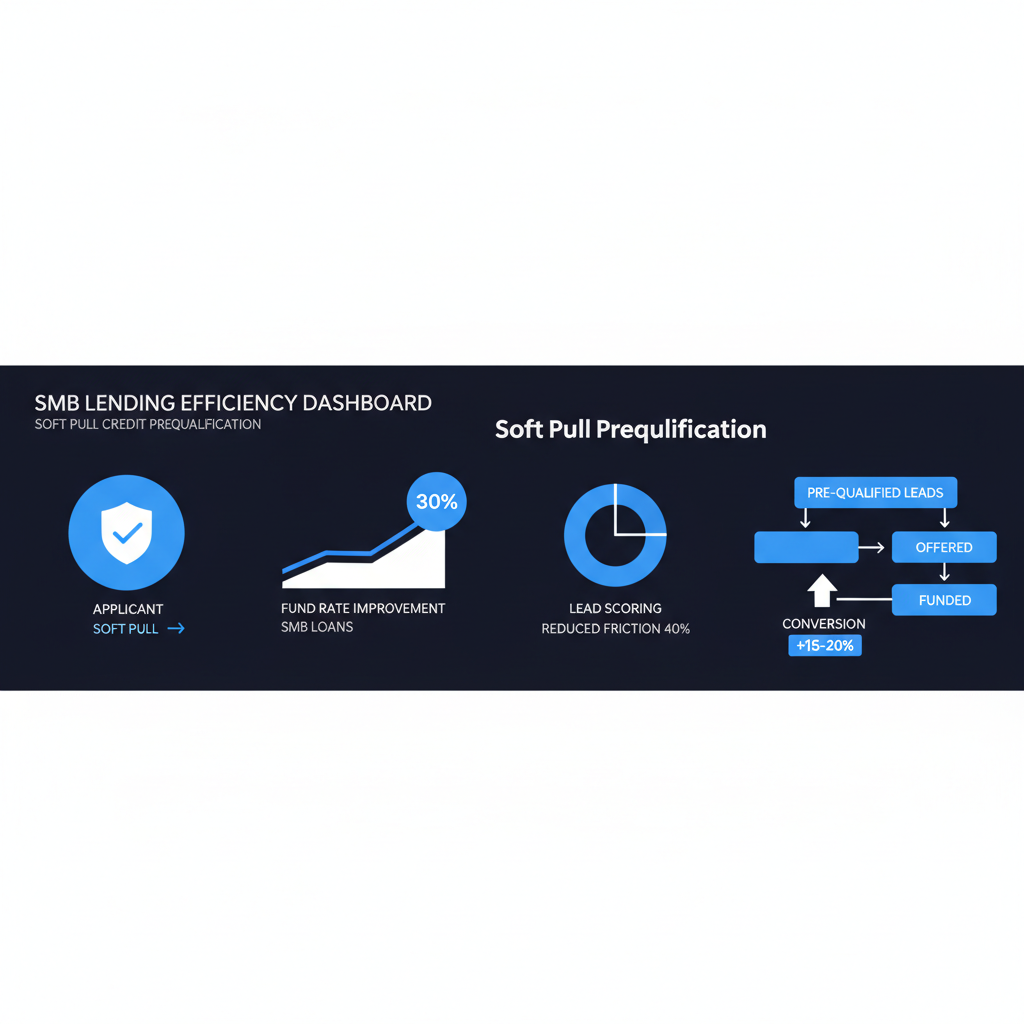 Boost SMB Loan Funding 30% with Soft Pull Prequalification — OmniaIQ blog cover