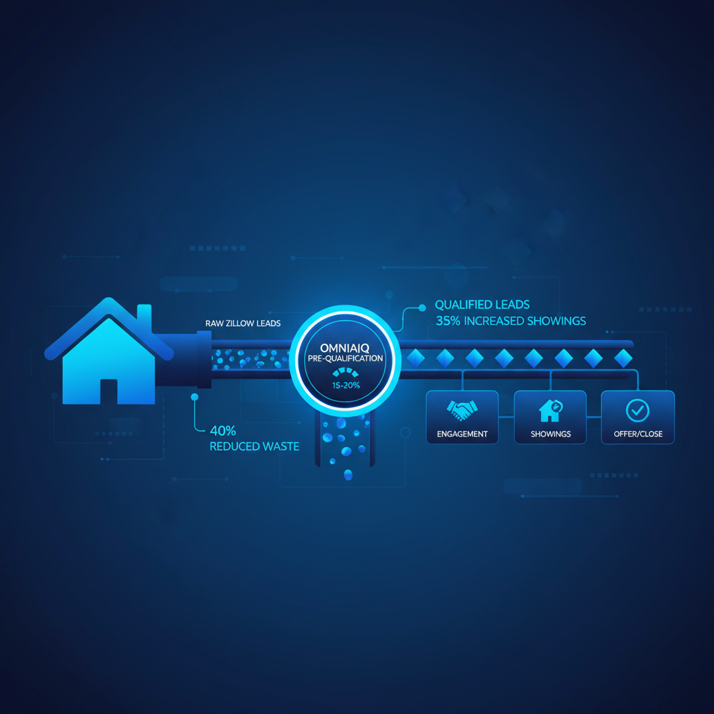 Zillow Lead Quality for Real Estate Agents: 2026 Metrics & Strategy — OmniaIQ blog cover